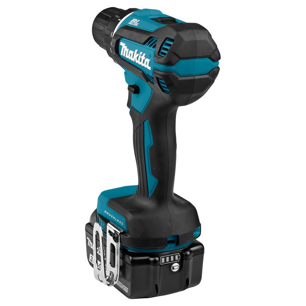 Дриль-шурупокрут акумуляторний Makita DDF485SFJ 18 В, 50 Нм, 2×3 А·год, Makpac Київ - фото 7