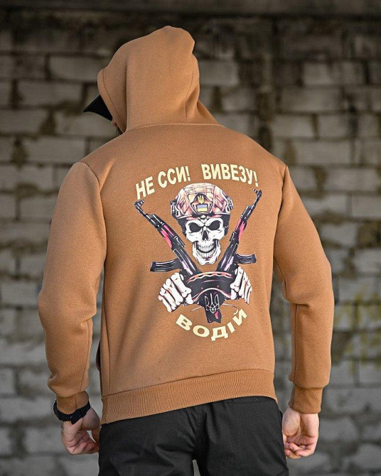 Мілітарі худі на флісі GENESIS Вівезу койот ПП8081 Одеса - фото 1