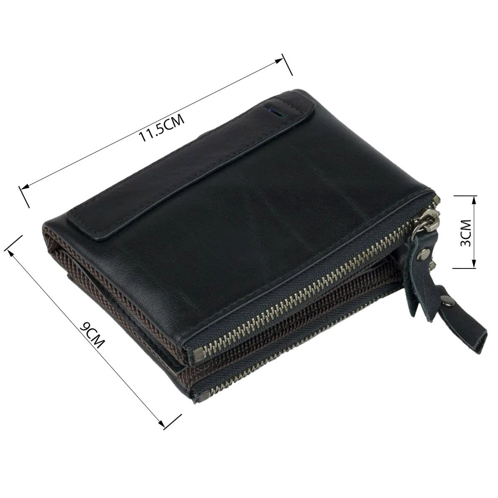 Гаманець унісекс Vintage 14941 Чорний Київ - фото 3