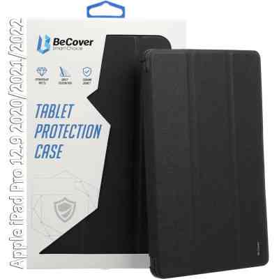 Чехол для планшета BeCover Tri Fold Hard Apple iPad Pro 12.9 2020/2021/2022 Black (709668) (709668) Винница