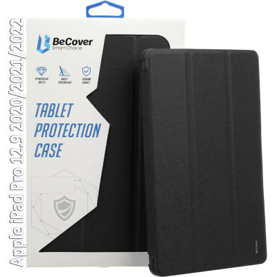 Чехол для планшета BeCover Tri Fold Hard Apple iPad Pro 12.9 2020/2021/2022 Black (709668) (709668) Винница - изображение 1
