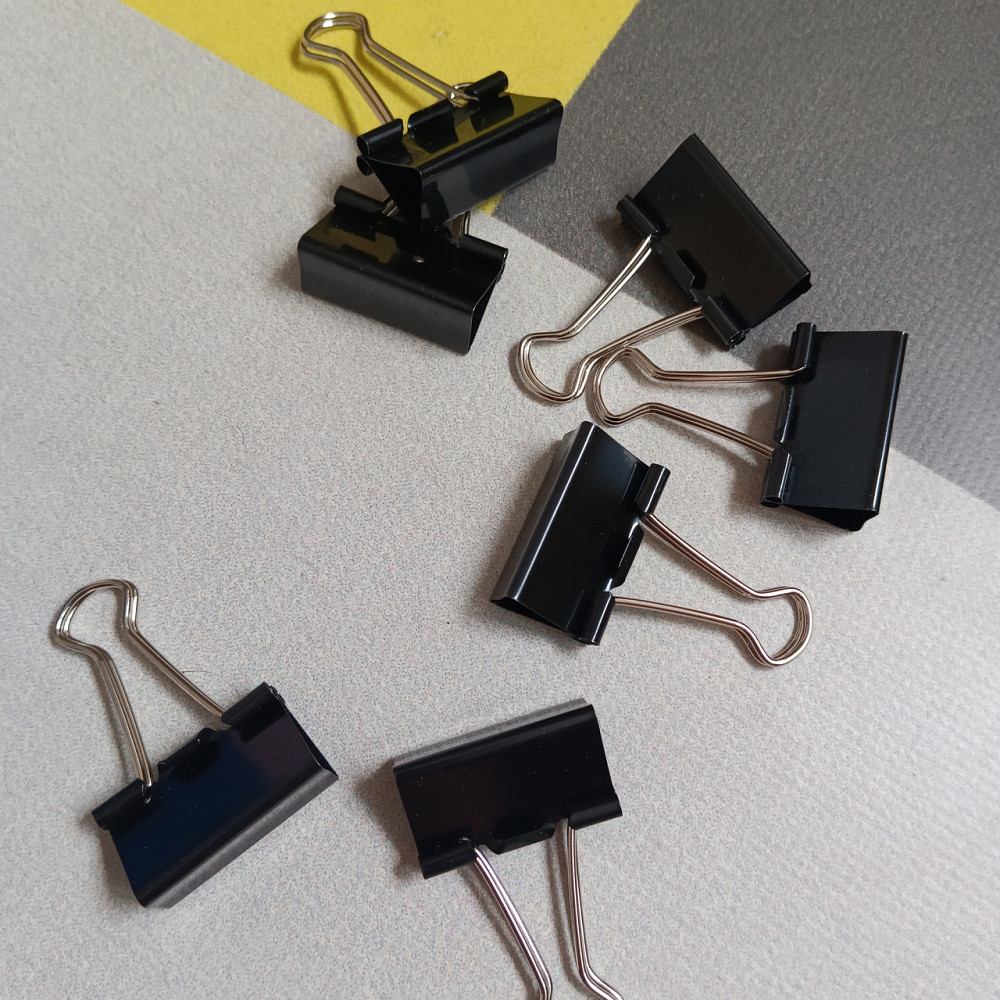 Біндер металевий 32 мм, black поштучно Київ - фото 2