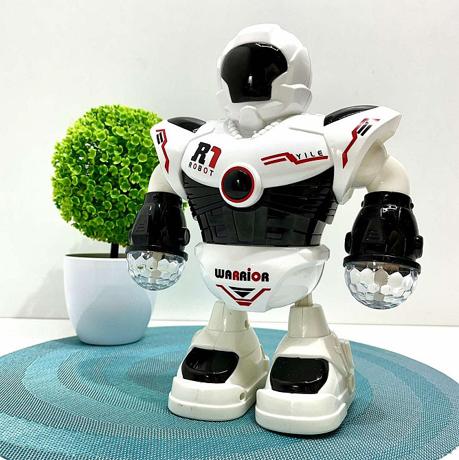 Робот Space Police танцюючий рухає руками та ногами світло звук Білий (58660) Чернигов - изображение 1