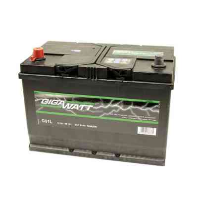 Аккумулятор автомобильный GigaWatt 91А (0185759101) Винница