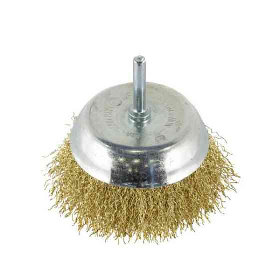 Кордщетка чашоподібна з хвостовиком для дриля 100мм Одеса
