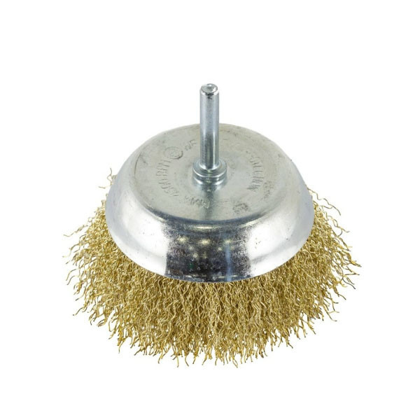 Кордщетка чашоподібна з хвостовиком для дриля 100мм Одеса - фото 2