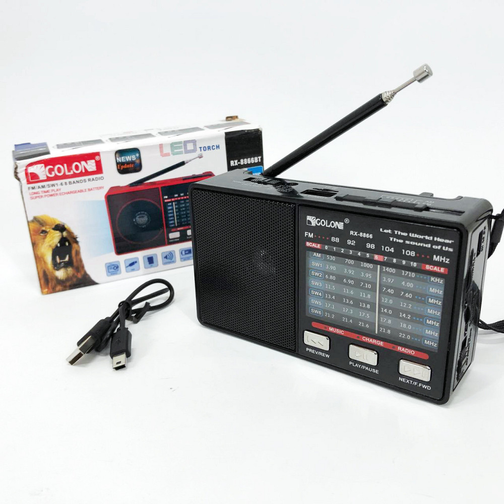 Всеволновой радио приемник GOLON, Радиоприемник от сети 220 аналоговый, Радио с встроенным MP3 плеером OL-28 Львов - изображение 3