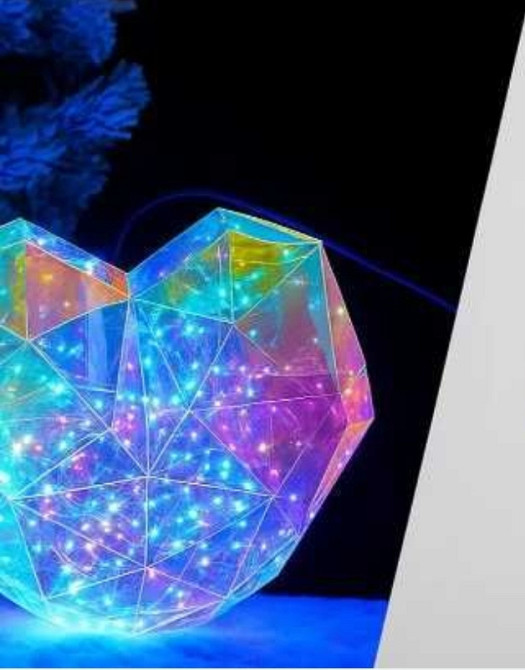 Ночник 3D сердца с эффектом голограмы USB Светильник Ночник сердечко. Харьков - изображение 3