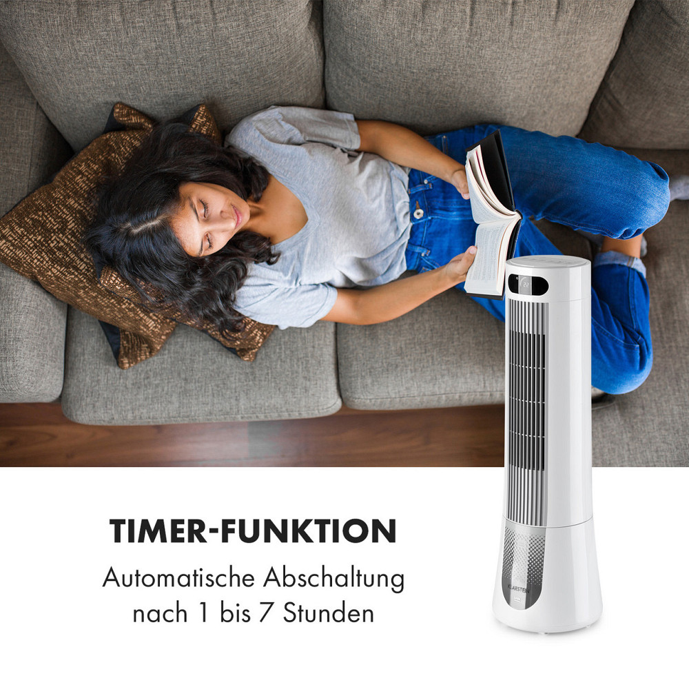 Охолоджувач повітря Skyscraper Frost 45 Вт 7 літрів 2 пакети з льодом мобільний білий (Німеччина, читати Рівне - фото 7