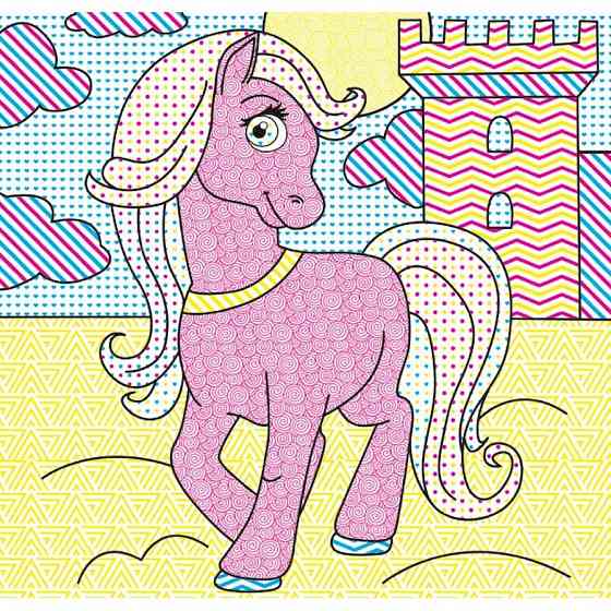 Водні розмальовки Чарівна розмальовка Поні 757173, 4 малюнки Вінниця