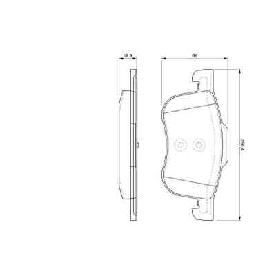 Гальмівні колодки Bosch 0 986 424 540 Вінниця