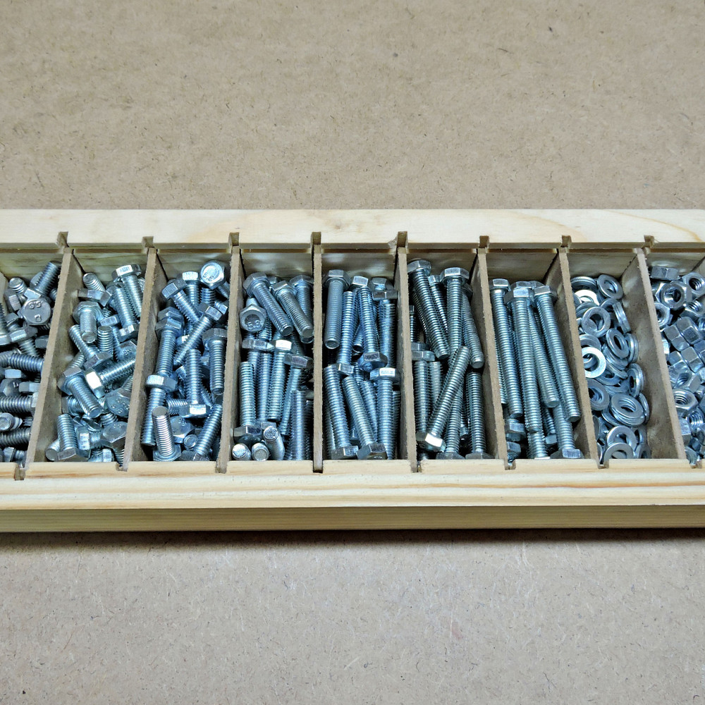 Набор 1х болтов, гаек, шайб М6 425шт Николаев - изображение 2