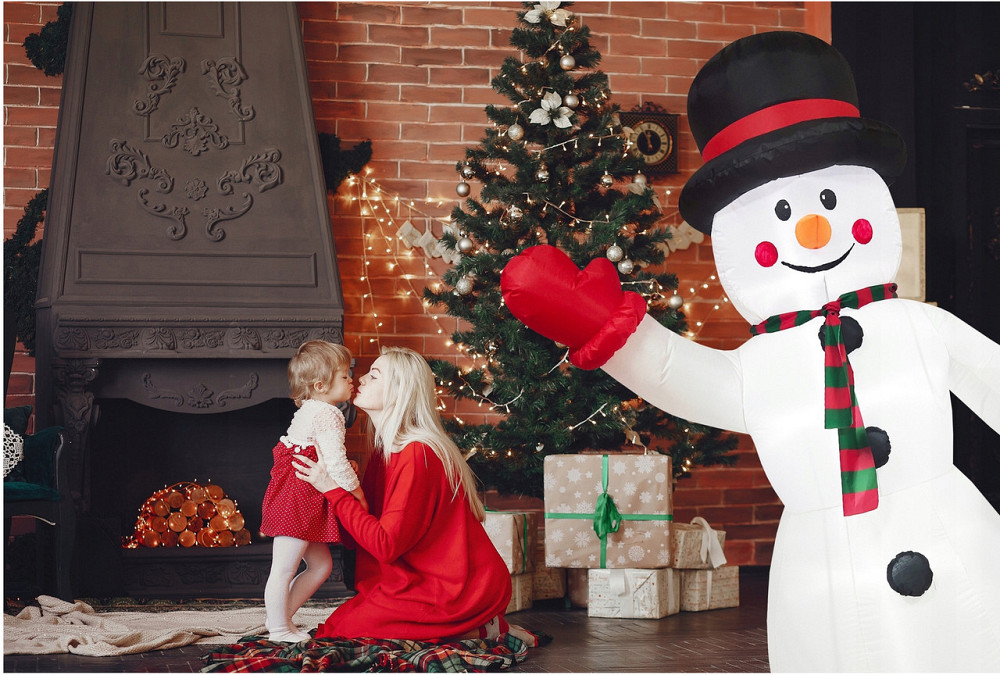 Фігура новорічна світлова Gotel Сніговик на 10 вогнів Київ - фото 2