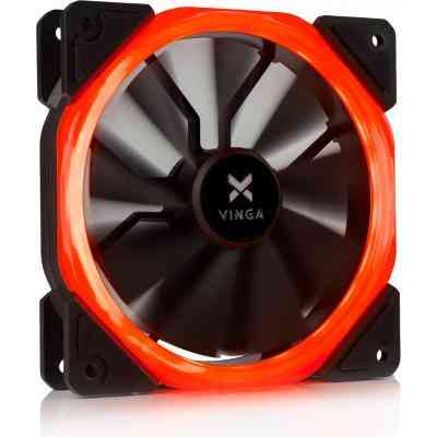 Кулер для корпуса Vinga LED fan-01 red Винница