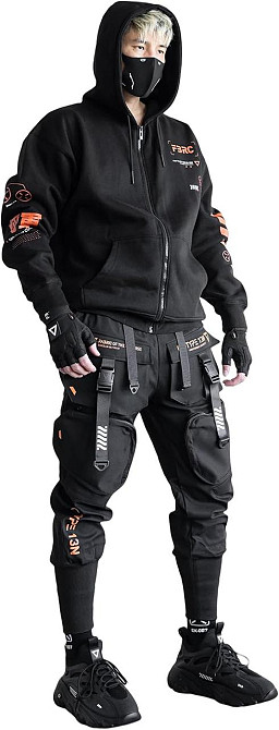 Худі, чорна толстовка чоловіча, світшот 2702806547 розмір 52 Дніпро - фото 4