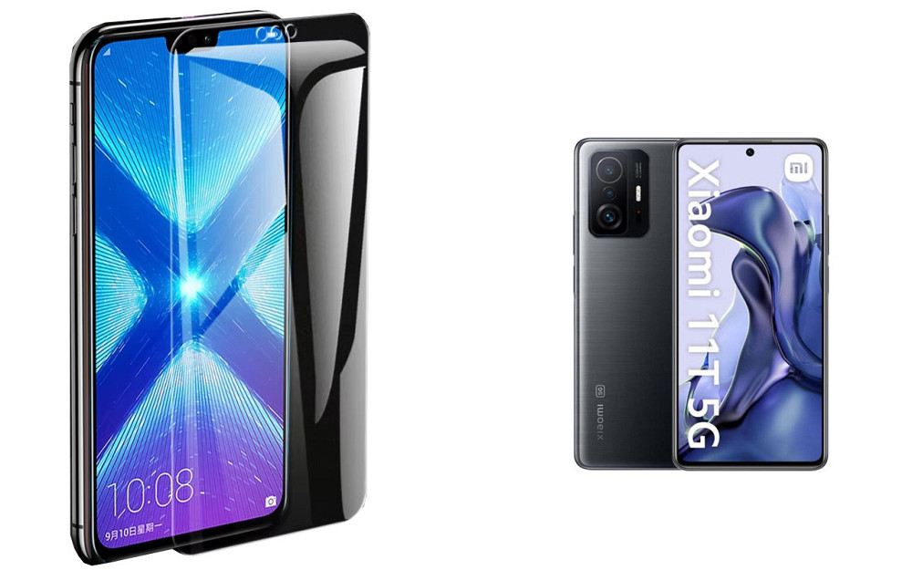 Захисне скло NeoGlass для Xiaomi 11T, Xiaomi 11T Pro – надпрозоре та стійке Київ - фото 2