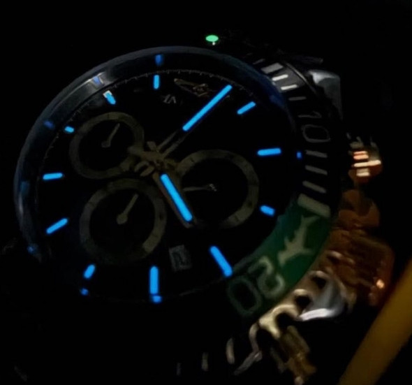Часы Invicta 48116 Pro Diver 43 mm. Master of the Oceans Green Gold Киев - изображение 2