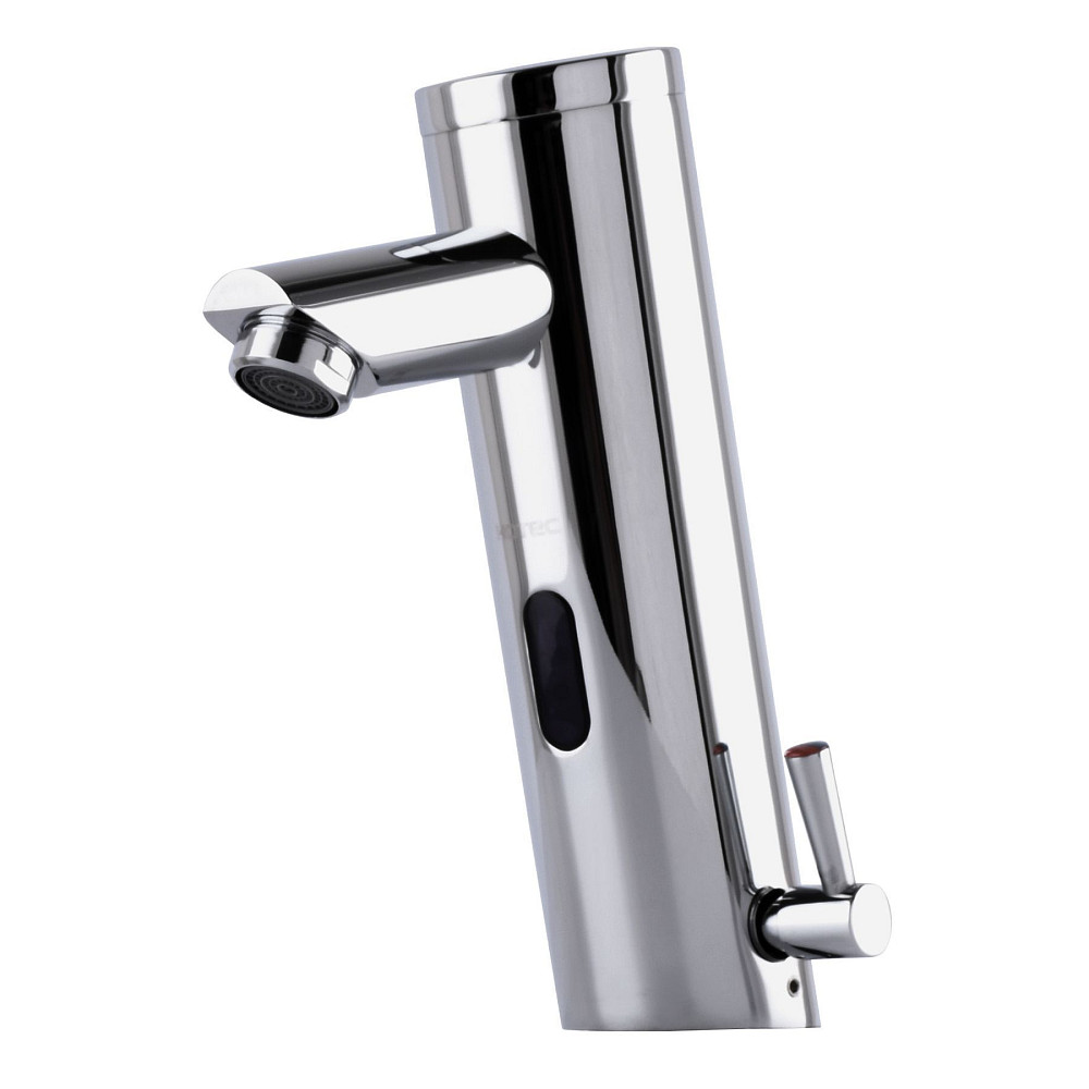 Змішувач сенсорний для умивальника HOTEC 19.111-DC/AC (220V/6V) з трансформатором,латунний Hot/Cold Тернополь - изображение 1