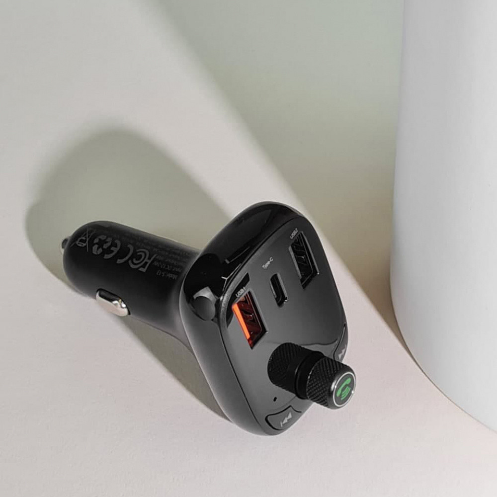 Автомобильное зарядное устройство для Baseus FM Launcher S-13 2USB + Type-C черный Львов - изображение 3