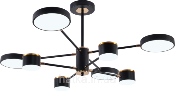 Люстра світлодіодна акрилова Sirius B X13288/8 BK+FGD Київ