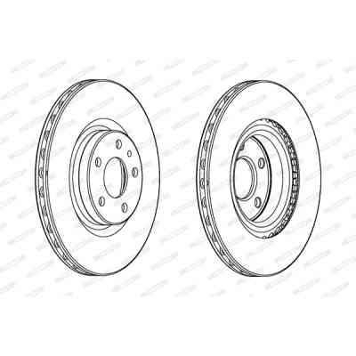 Тормозной диск FERODO DDF2329C Винница