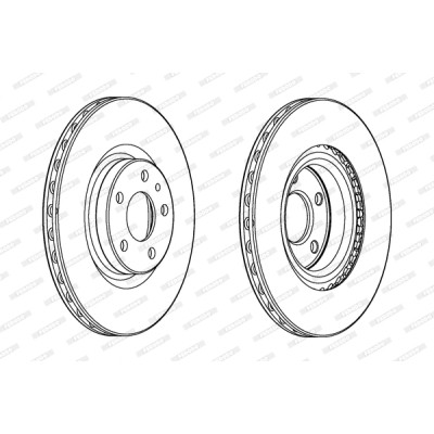Гальмівний диск FERODO DDF2329C Вінниця - фото 1