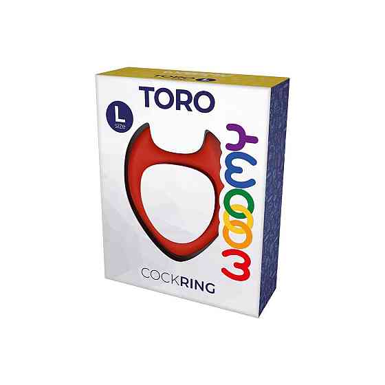 Ерекційне кільце Wooomy Toro L Red Sex Aura Київ