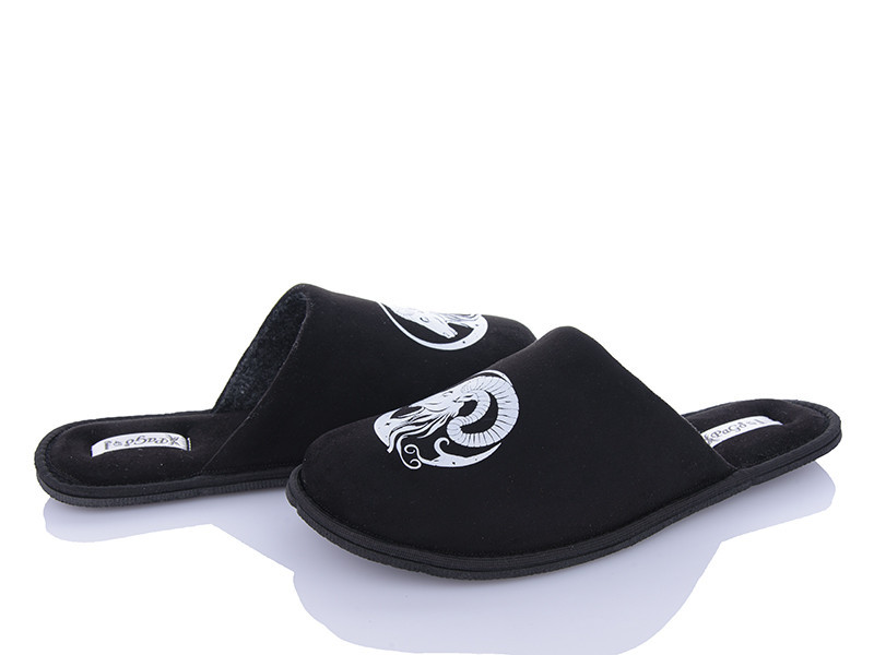 Капці Овен Знак зодіаку Чоловічі закритий носок Pago 21.03-19.04 чорний Одеса - фото 8