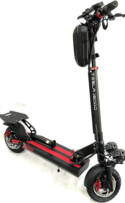 Электросамокат Tesla 16000 NEW 2025 16AH 48V на 2000W с сиденьем Харьков - изображение 6