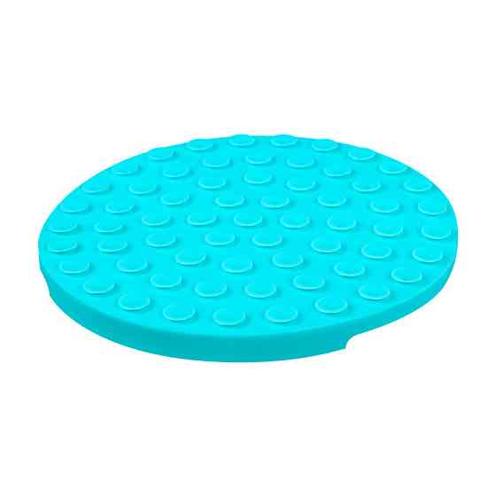 Килимок для злизування і повільного харчування WAUDOG Silicone, 211х211х30 мм, блакитний Київ