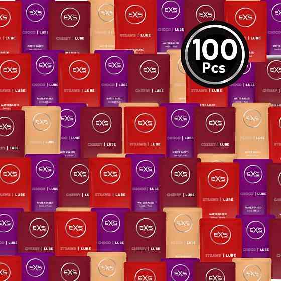 Лубрикант - EXS Flavoured Lube, 5 мл*100 шт. Sex Aura Київ