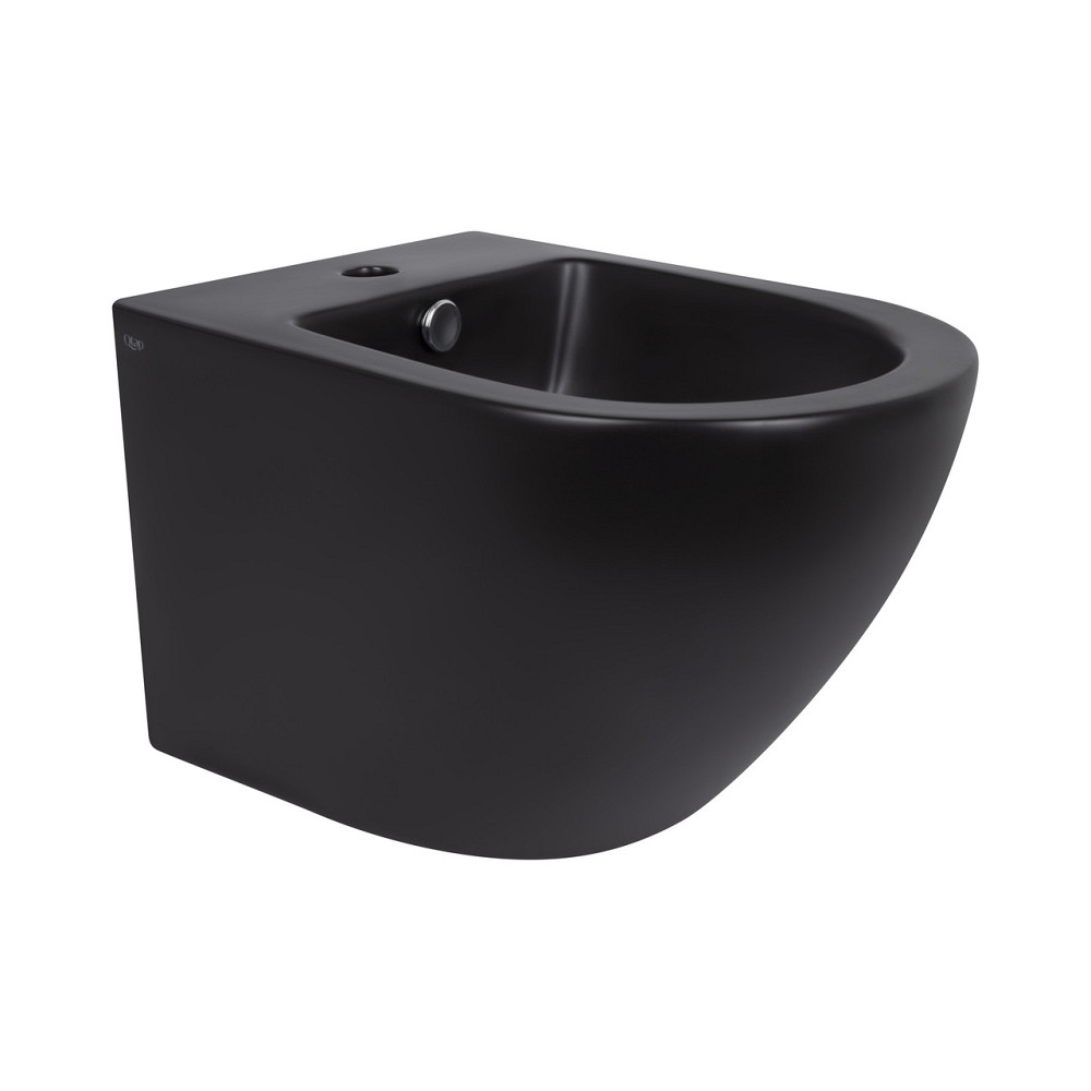 Биде подвесное Qtap Robin 495х370х325 Matt black QT1355046FMB Киев - изображение 9
