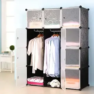 Пластиковый складной шкаф Storage Cube Cabinet 12 секций Коломия - фото 1