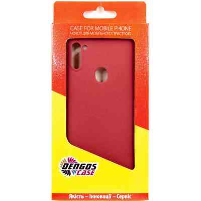 Чохол до мобільного телефона Dengos Carbon Samsung Galaxy M11, red (DG-TPU-CRBN-69) (DG-TPU-CRBN-69) Вінниця