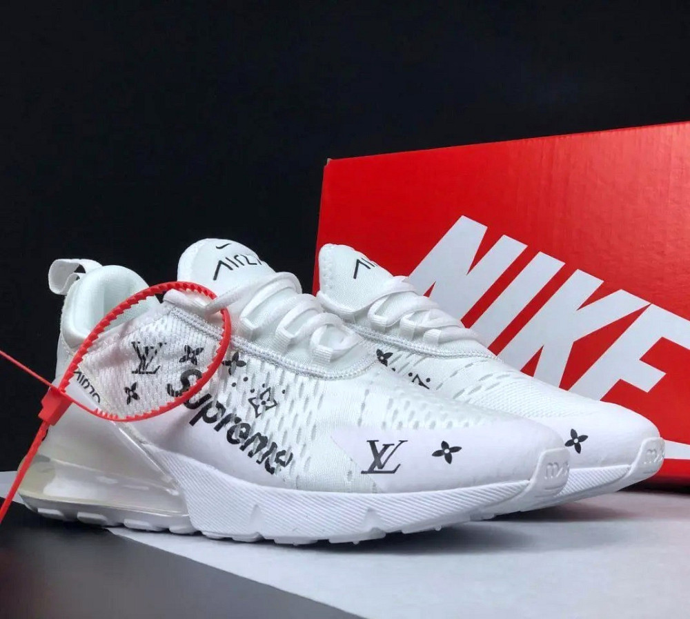 Кроссовки Nike 270 Мужские Белые Найк с Амортизацией Тканевые (размеры: 40,41,42,43,44,45) - 011 Днепр - изображение 7