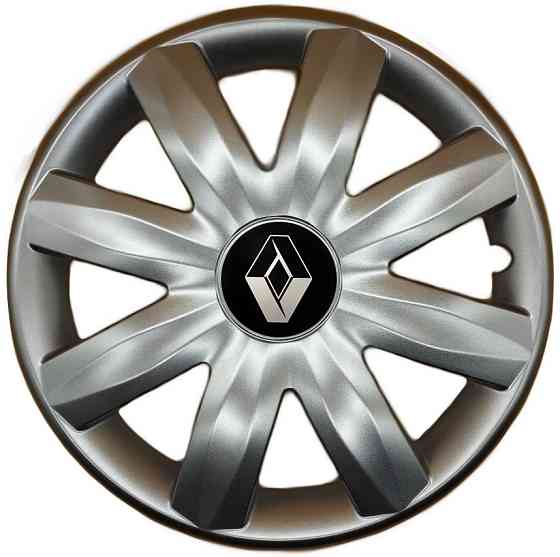 Автомобильные модельные колпаки R14 Renault 221 4шт, SJS, серебряные Киев