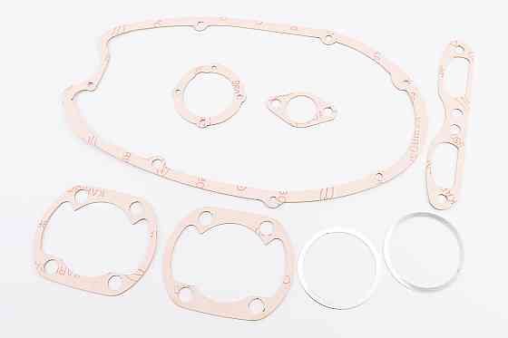 Прокладки двигуна Юпітер-4, к-кт 8 деталей (шкіркартон, алюміній) Київ