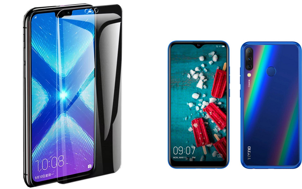 Защитное стекло NeoGlass для Tecno Camon 11S (CB7) – ультрапрозрачное и устойчивое Киев - изображение 2