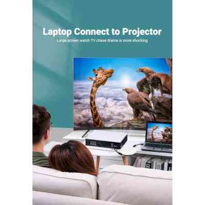 Кабель VGA 15M-15M, 2.0 м, з ферритами, чорний Vention Винница