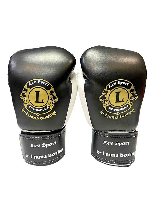 Перчатки боксерские LEV-SPORT VIP кожа 12 oz Вишневе - фото 1