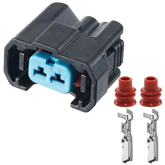 Разъем коннектор 2-кон., Форсунка Keihin, 6189-0553, SUMITOMO Япония универс., Моторный Acura, Honda 40123 Киев