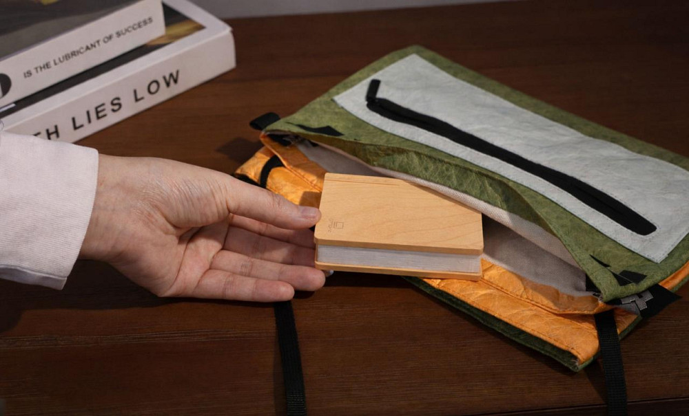 Світильник-книга на акумуляторі Gingko Super Mini Smart Book, дерево клен | G086MA Рівне - фото 7