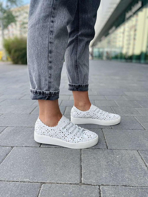 Olli Кеди жіночі OLLI T-65-21600 білі (весна-літо, шкіра натуральна) (3380) лише 36р. Коломыя - изображение 8