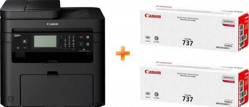 БФП лазерний Canon i-SENSYS MF237w c Wi-Fi (бандл c 2 картриджами) Харків - фото 1