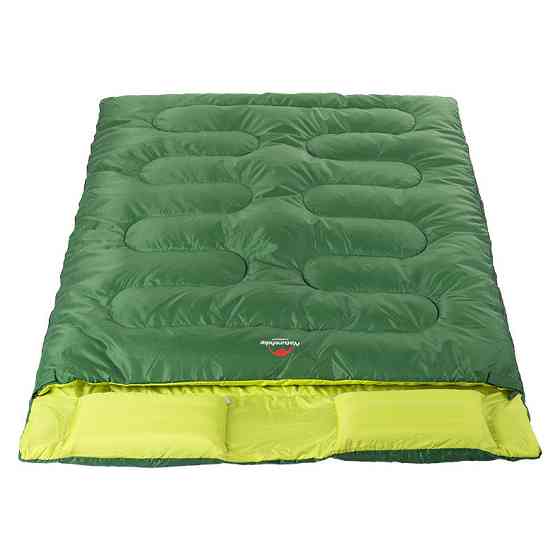 Спальник двомісний з подушками Naturehike DOUBLE SD15M030-J, (12°C), зелений Київ