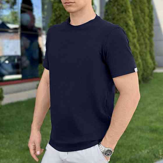 Чоловіча футболка темно-синя Pobedov Peremoga Київ