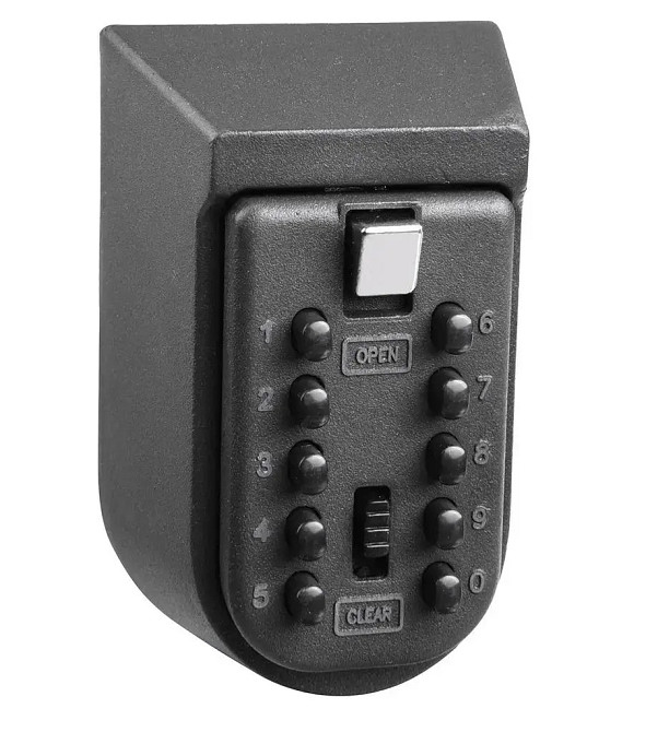 Мінісейф настінний кодовий для ключів із захистом Чорний Вінниця - фото 11