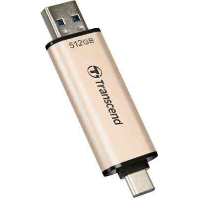 USB флеш накопичувач Transcend 512GB JetFlash 930C Gold-Black USB 3.2/Type-C (TS512GJF930C) Вінниця