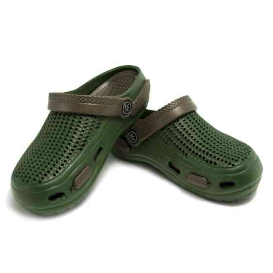 Крокси дитячі підліткові сабіки "Like Crocs" Хакі 32 20.5 см Одеса
