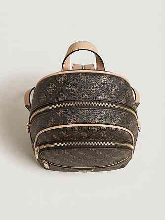 Жіночий брендовий рюкзак Guess (9533) коричневий Київ